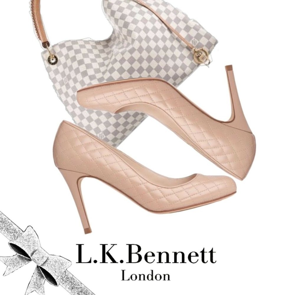 LK BENNETT Leather Shoes Nude/Pink